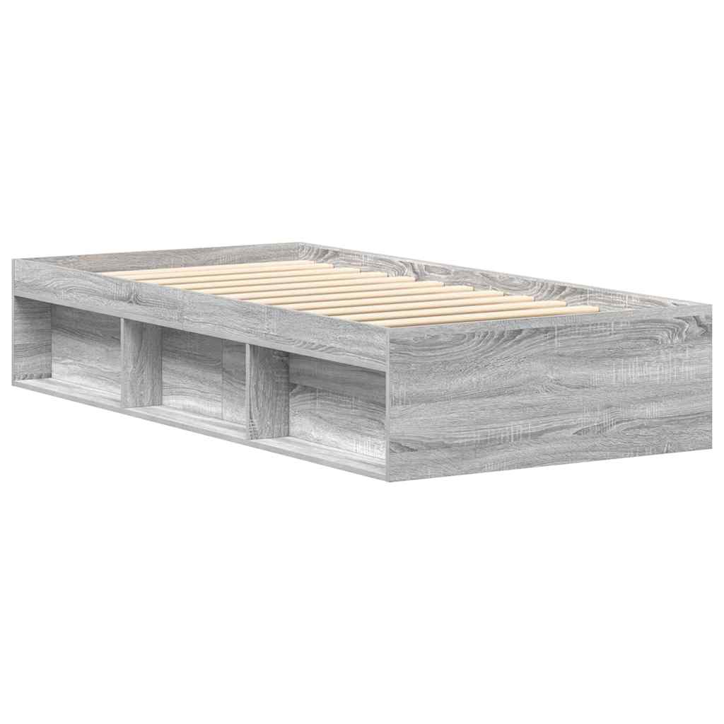 Giroletto senza Materasso-Struttura Letto Rovere Sonoma 90x190 cm 278234