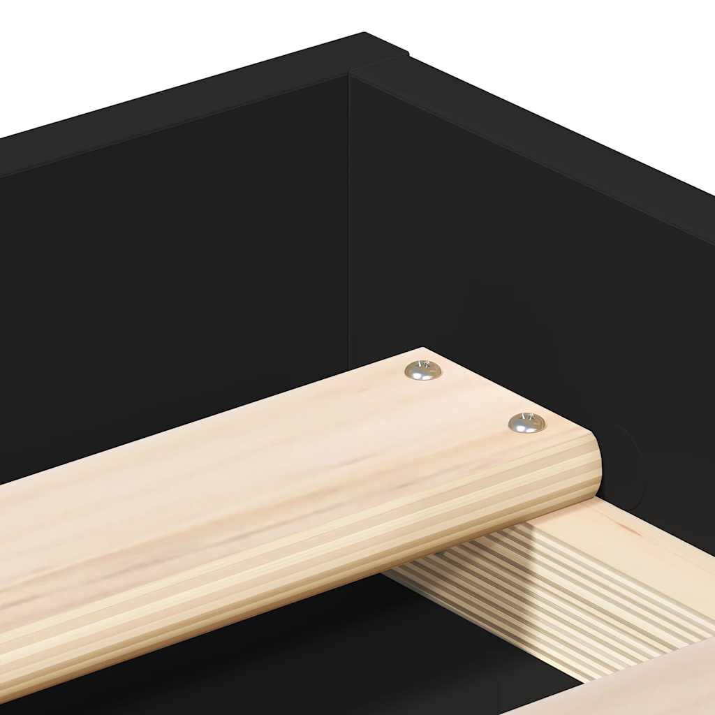 Giroletto Nero 180x200 cm Super King 3203881