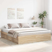Giroletto-Struttura Letto Rovere Sonoma 180x200 cm Super King