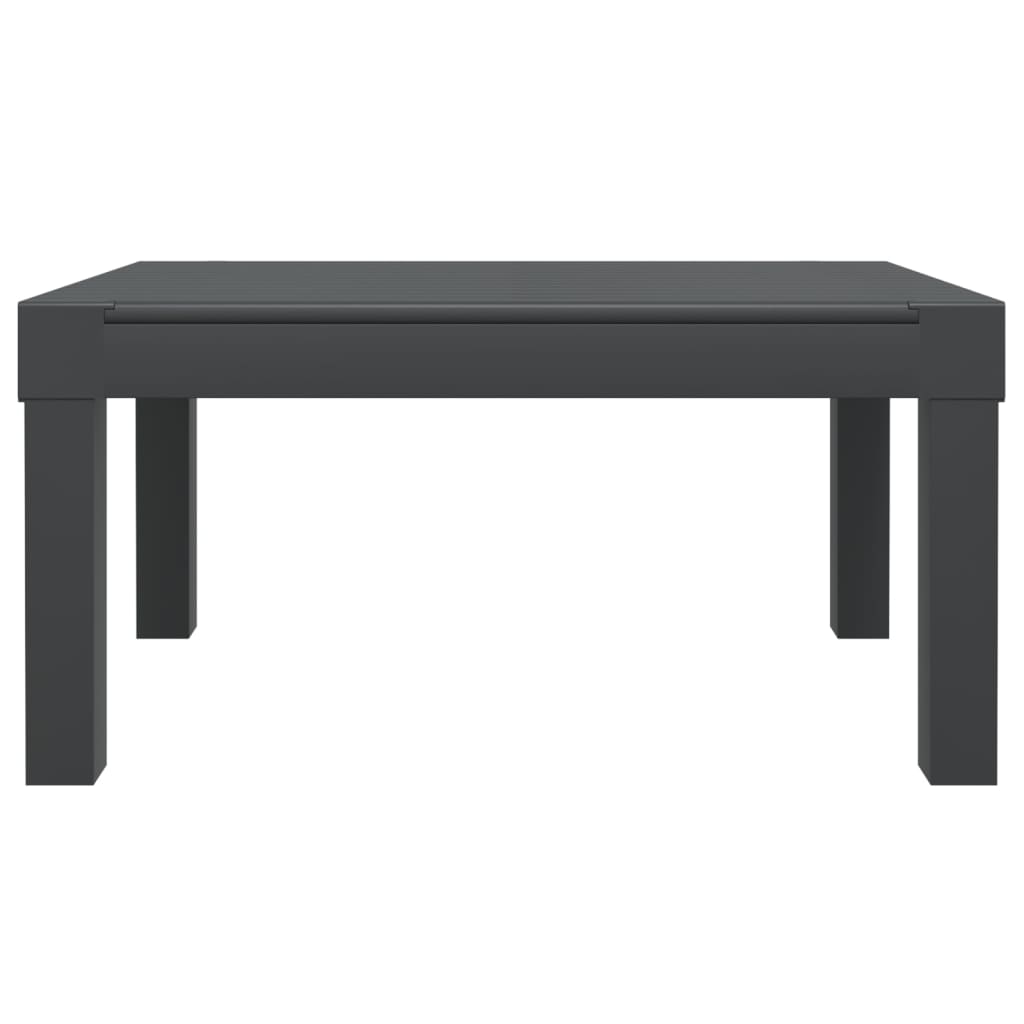 Set Salotto da Giardino 3 pz con Cuscini Antracite in PP