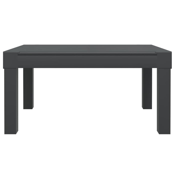 Set Salotto da Giardino 3 pz con Cuscini Antracite in PP