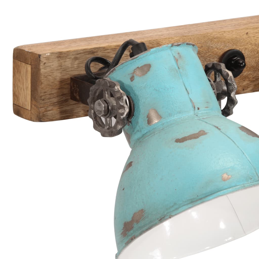 Lampada a Parete 25 W Blu Anticato 90x25 cm E27 371819