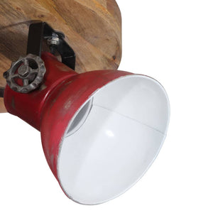 Lampada da Soffitto 25 W Rosso Anticato 35x35x25 cm E27 371828