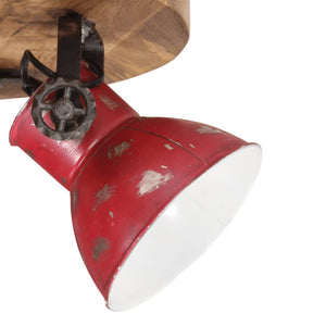 Lampada da Soffitto 25 W Rosso Anticato 50x50x25 cm E27 371835