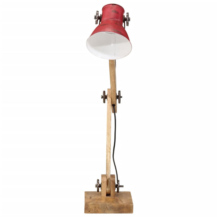 vidaXL Lampada da Scrivania 25 W Rosso Anticato 23x18x96 cm E27