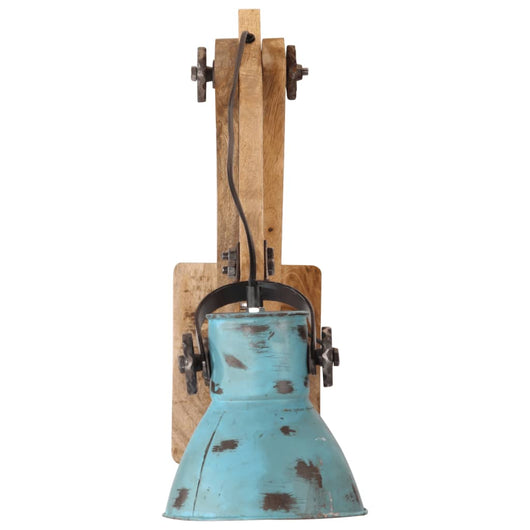 Lampada a Parete 25 W Blu Anticato 96x15x20 cm E27 371842