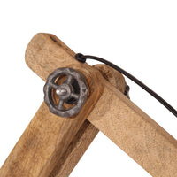 Lampada a Parete 25 W Rosso Anticato 96x15x20 cm E27 371843