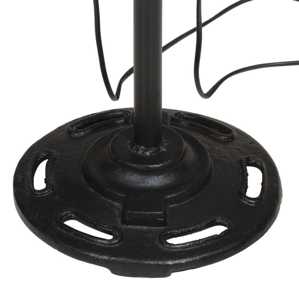 Lampada da Terra 25 W Blu Anticato 25x25x90/140 cm E27 371846