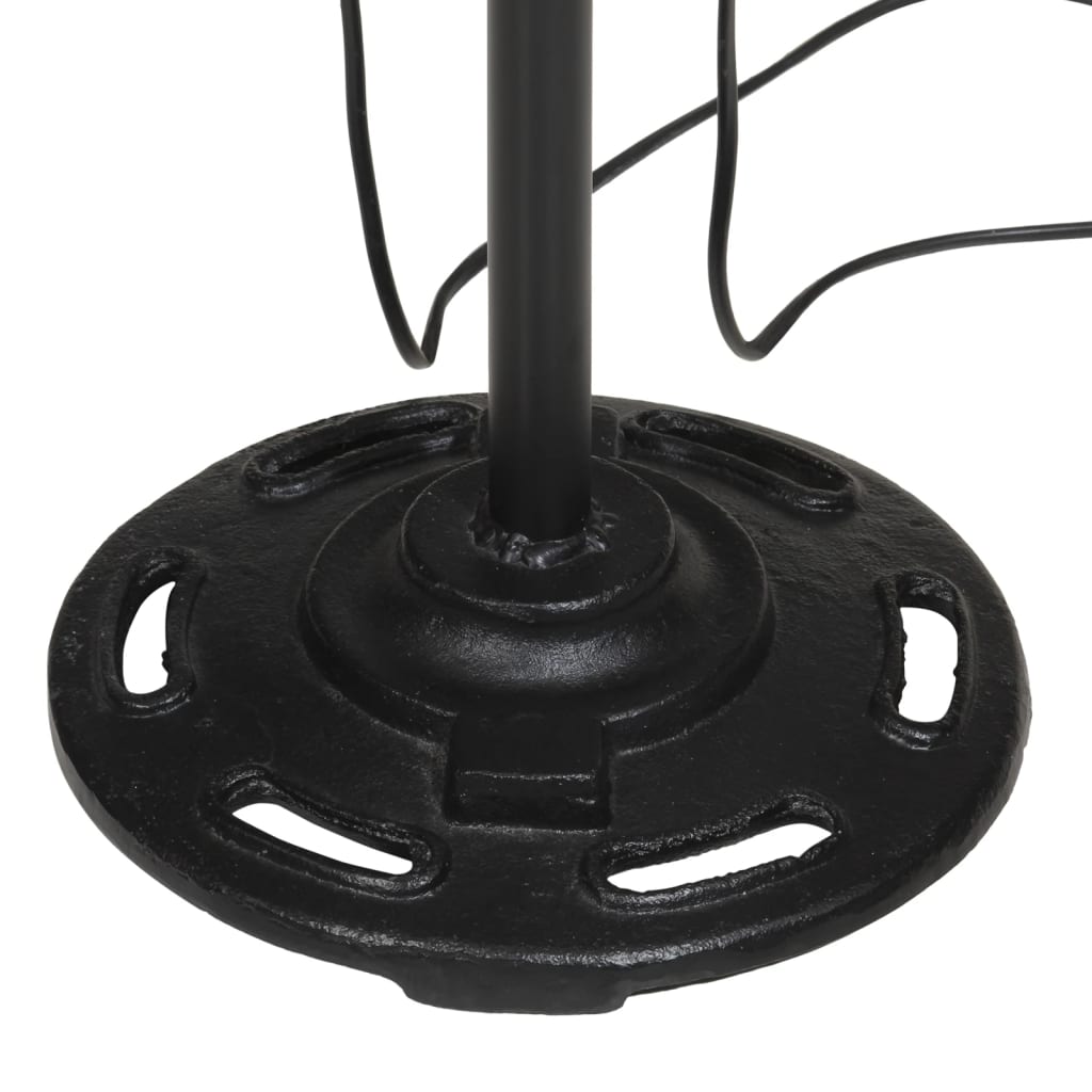 Lampada da Terra 25 W Rosso Anticato 25x25x90/140 cm E27 371847