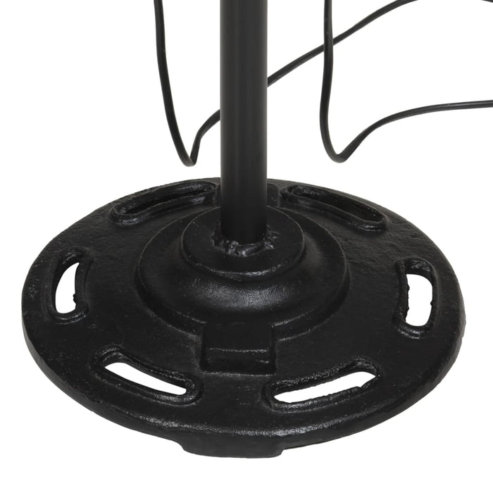 Lampada da Terra 25 W Rosso Anticato 25x25x90/140 cm E27 371847