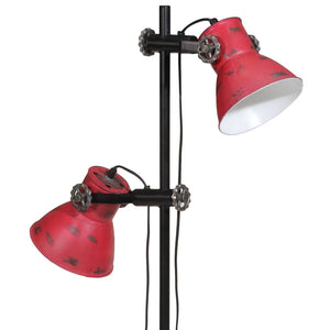 Lampada da Terra 25 W Rosso Anticato 25x25x90/140 cm E27 371847