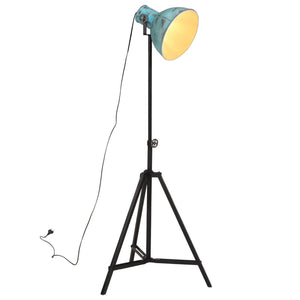 Lampada da Terra 25 W Blu Anticato 61x61x90/150 cm E27