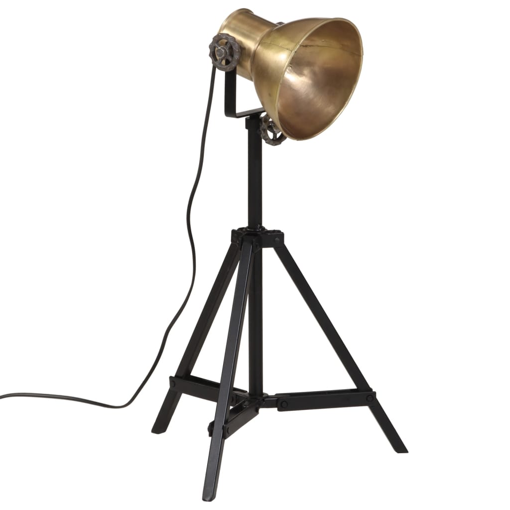 Lampada da Terra 25 W Ottone Anticato 35x35x65/95 cm E27 371870