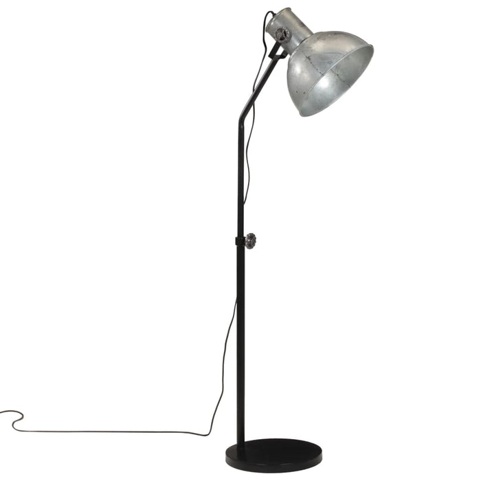 Lampada da Terra 25 W Argento Vintage 30x30x90-150 cm E27 371876