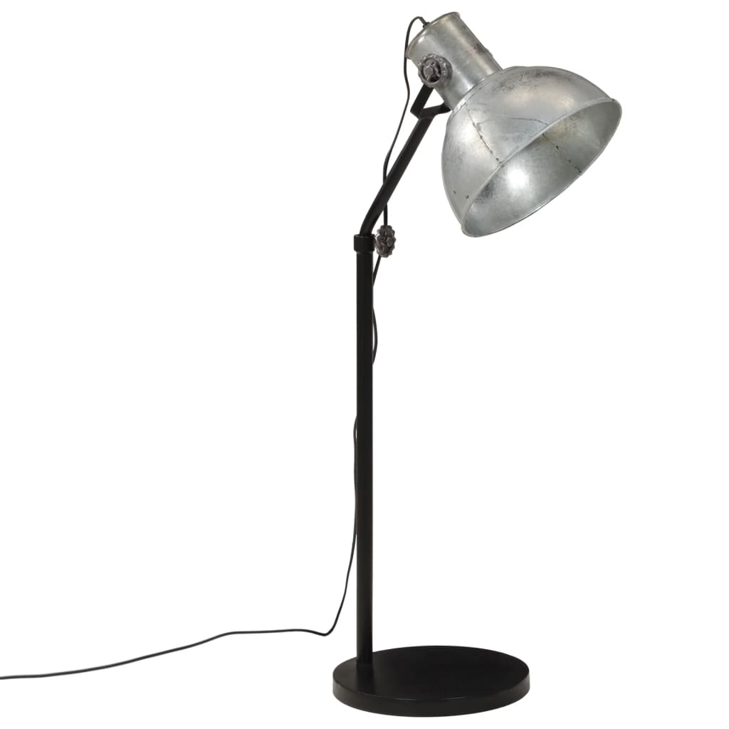 Lampada da Terra 25 W Argento Vintage 30x30x90-150 cm E27 371876