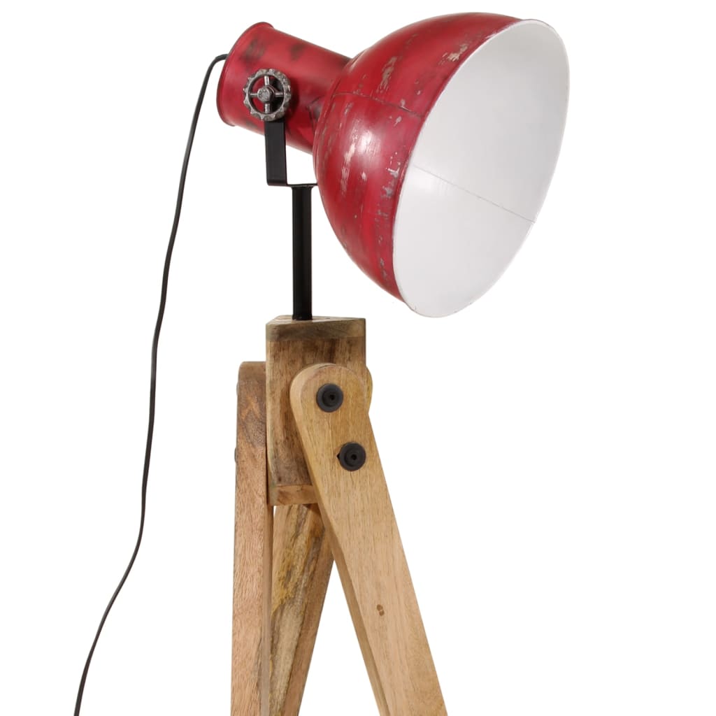 Lampada da Terra 25 W Rosso Anticato 45x45x120 cm E27 371920