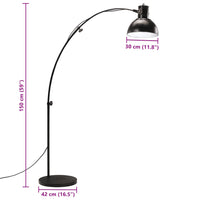 Lampada da Terra 25 W Nera 150 cm E27 371937