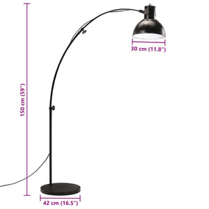 Lampada da Terra 25 W Nera 150 cm E27 371937