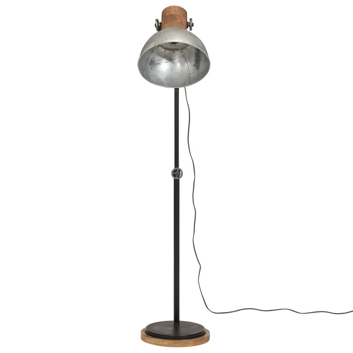 Lampada da Terra 25 W Argento Vintage 30x30x100-150 cm E27 371956