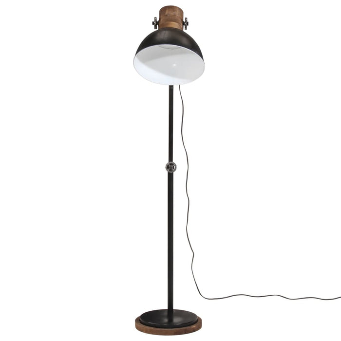 Lampada da Terra 25 W Nera 30x30x100-150 cm E27 371958