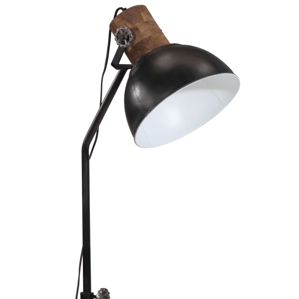 Lampada da Terra 25 W Nera 30x30x100-150 cm E27 371958