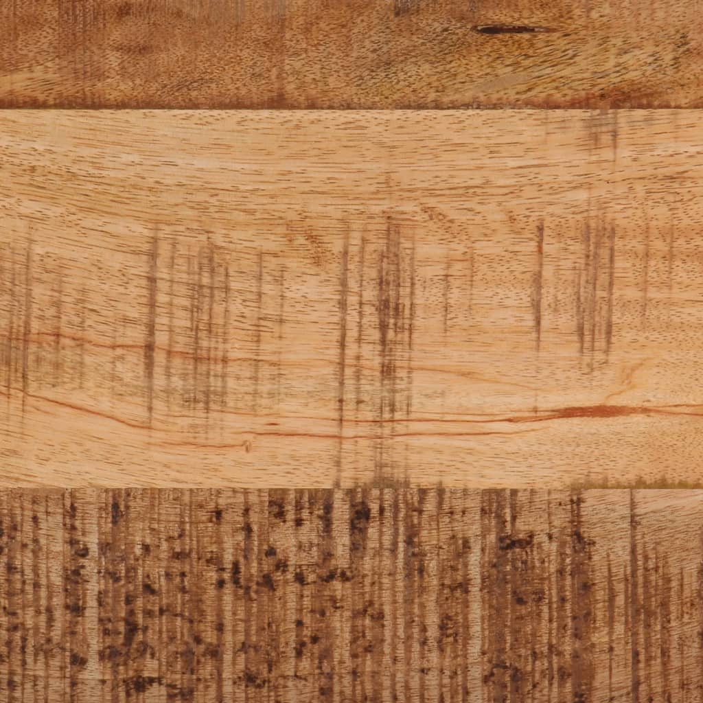 Comodino a Parete 40x30x25 cm in Legno Massello di Mango 371972