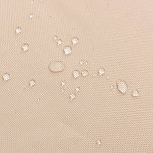 Copertura per Panca a 3 Posti Beige 198x97x48/74 cm 600D Oxford 359661