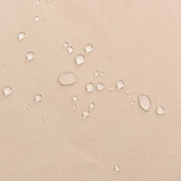 Copertura per Panca a 3 Posti Beige 204x86x48/73 cm 600D Oxford 359662