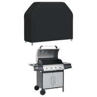 Copertura per Barbecue 162x61x122 cm Nera 420D Oxford 359678