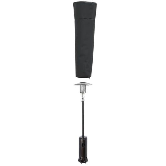 Copertura per Stufa a Piramide-Copertura Protettiva per Stufa Nera 86x47x241 cm 420D Oxford