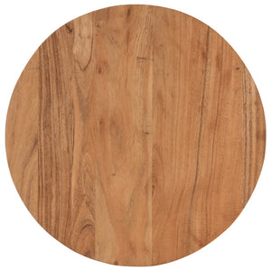 Tavolino Salotto 45x45x35cm in Legno Massello di Acacia e Ferro 372740
