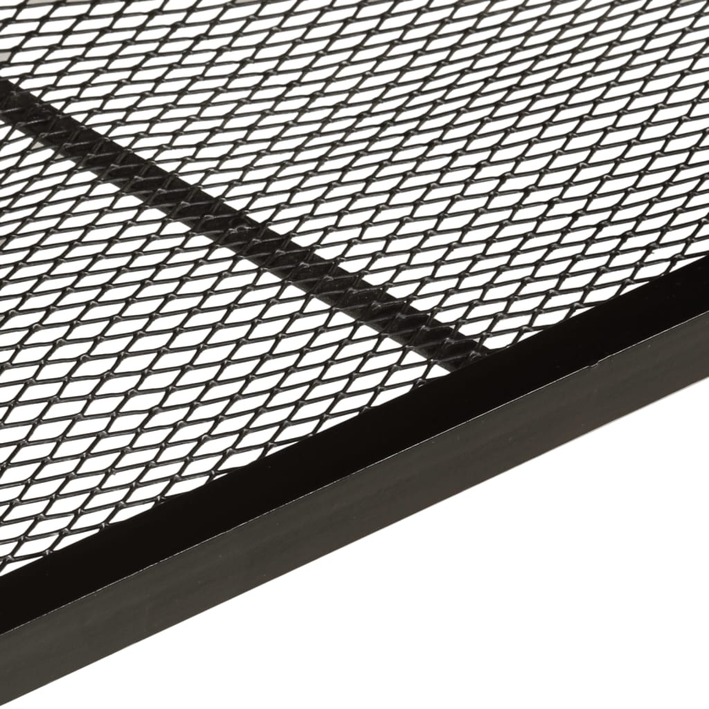 vidaXL Panca da Giardino 110x35x45 cm Legno Massello di Acacia e Ferro