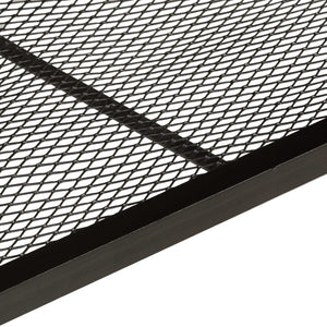 Panca da Giardino 110x35x45 cm Legno Massello di Acacia e Ferro 372744