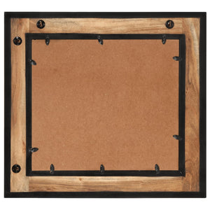 Specchio da bagno-Specchio per Bagno 60x1x55 cm in Legno Massello di Acacia