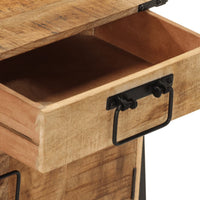 Comodino 40x30x42 cm in Legno Massello di Mango 358917