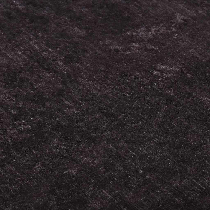 Tappeto Lavabile Nero e Oro 120x170 cm Antiscivolo 373982