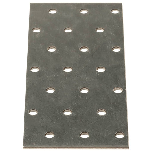 Piastre Forate 40 pz 2 mm 140x60 mm Acciaio Zincato 155536
