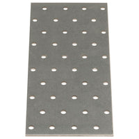 Piastre Forate 40 pz 2 mm 200x80 mm Acciaio Zincato 155540