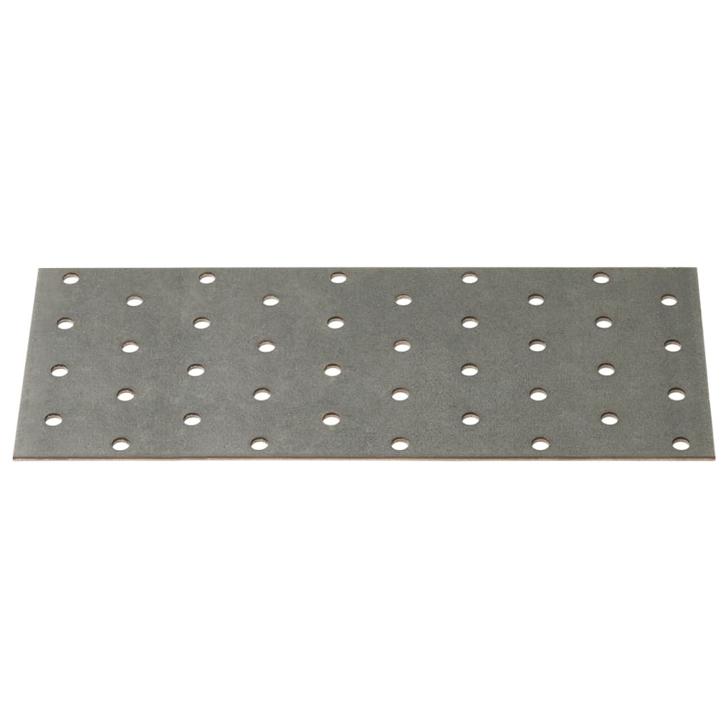 Piastre Forate 40 pz 2 mm 200x80 mm Acciaio Zincato 155540