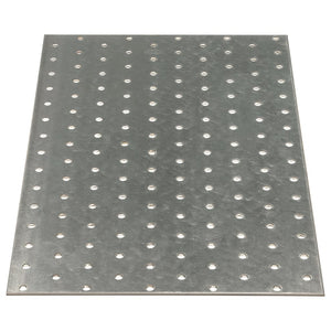 Piastre Forate 20 pz 2 mm 300x200 mm Acciaio Zincatocod mxl 131230