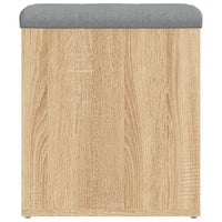 Panca Contenitore Rovere Sonoma 42x42x45 cm Legno Agglomerato 835035