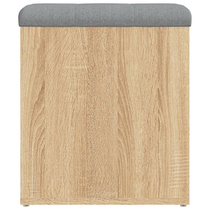 Panca Contenitore Rovere Sonoma 42x42x45 cm Legno Agglomerato 835035