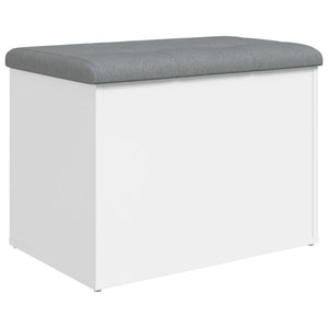 Panca contenitore bianca 62x42x45 cm in legno ingegnerizzato 835040