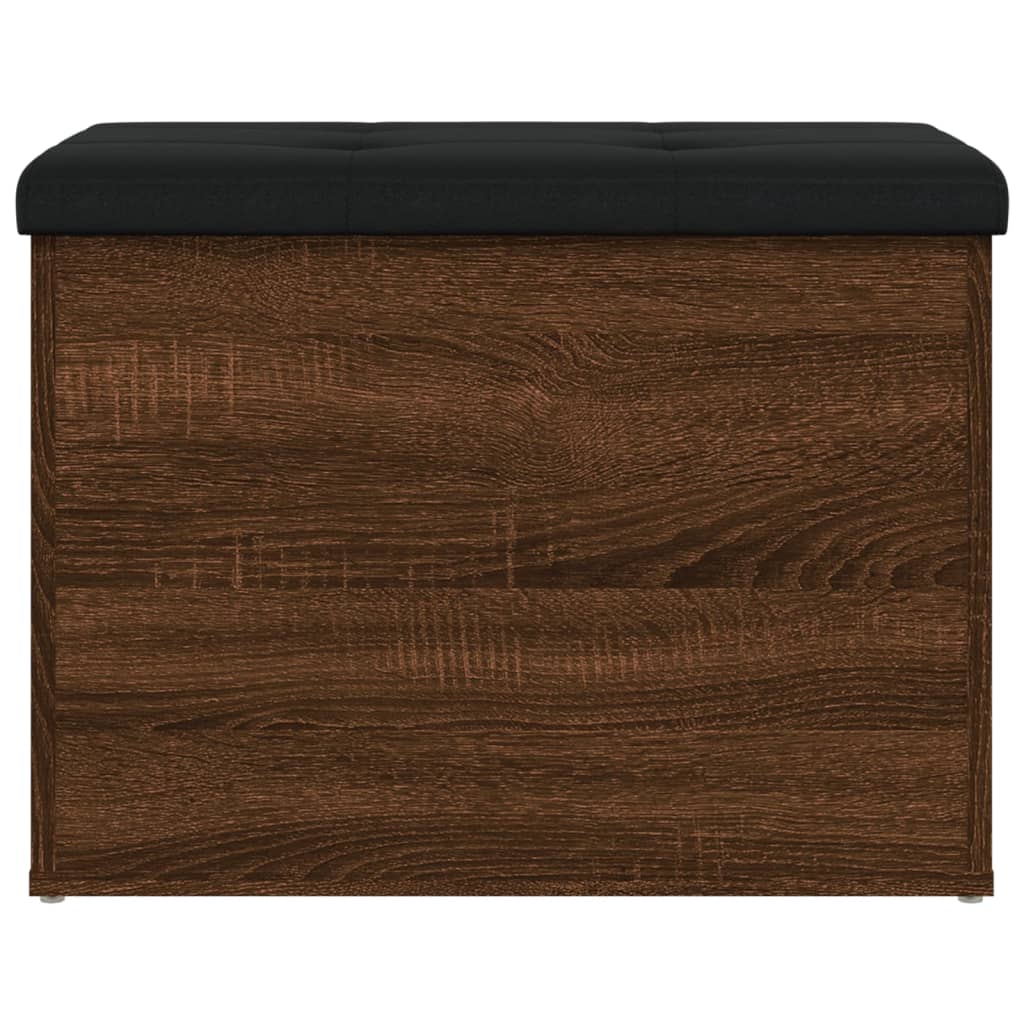 Panca Portaoggetti Rovere Marrone 62x42x45 cm Legno Multistrato 835046