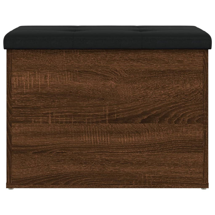 Panca Portaoggetti Rovere Marrone 62x42x45 cm Legno Multistrato 835046