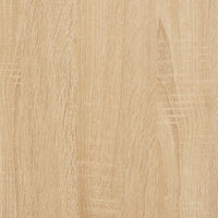 Panca Portaoggetti Rovere Sonoma 82x42x46 cm Legno Multistrato 835077
