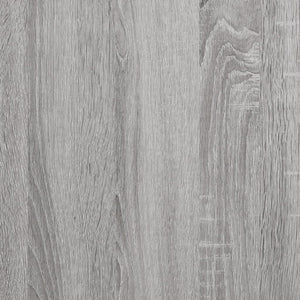 Panca Portaoggetti Grigio Sonoma 82x42x46 cm Legno Multistrato 835080