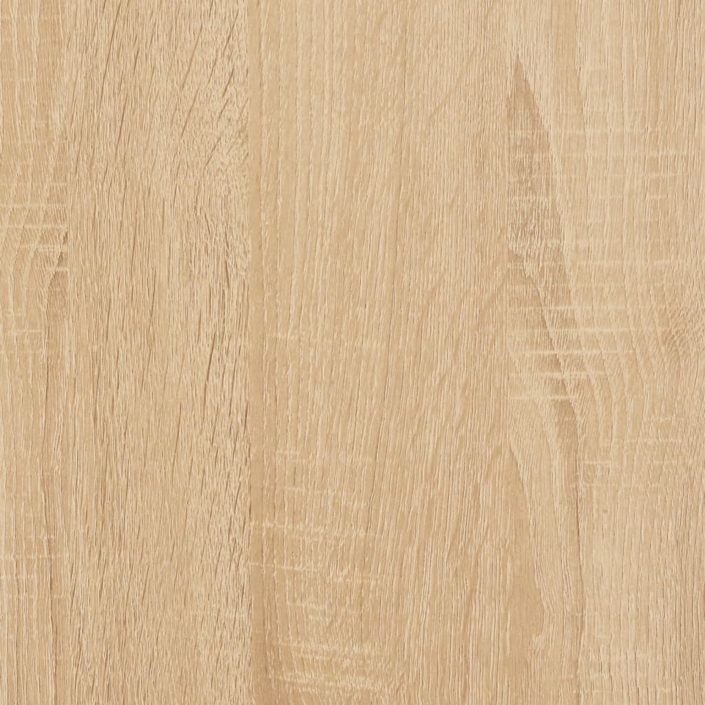 Panca Portaoggetti Rovere Sonoma 102x42x46 cm Legno Multistrato 835084