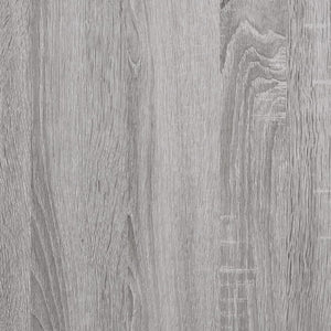 Panca Portaoggetti Grigio Sonoma 102x42x46 cm Legno Multistrato 835087