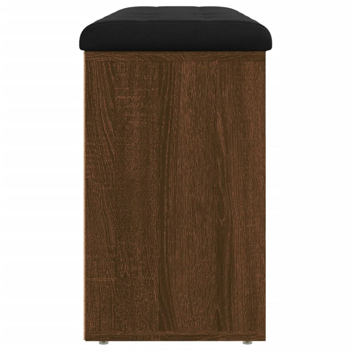 Panca Porta Scarpe Rovere Marrone 102x32x50cm Legno Multistrato 835095